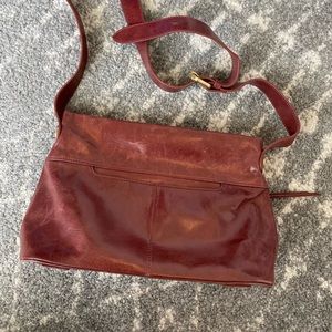 HOBO brand crossbody in red/rust